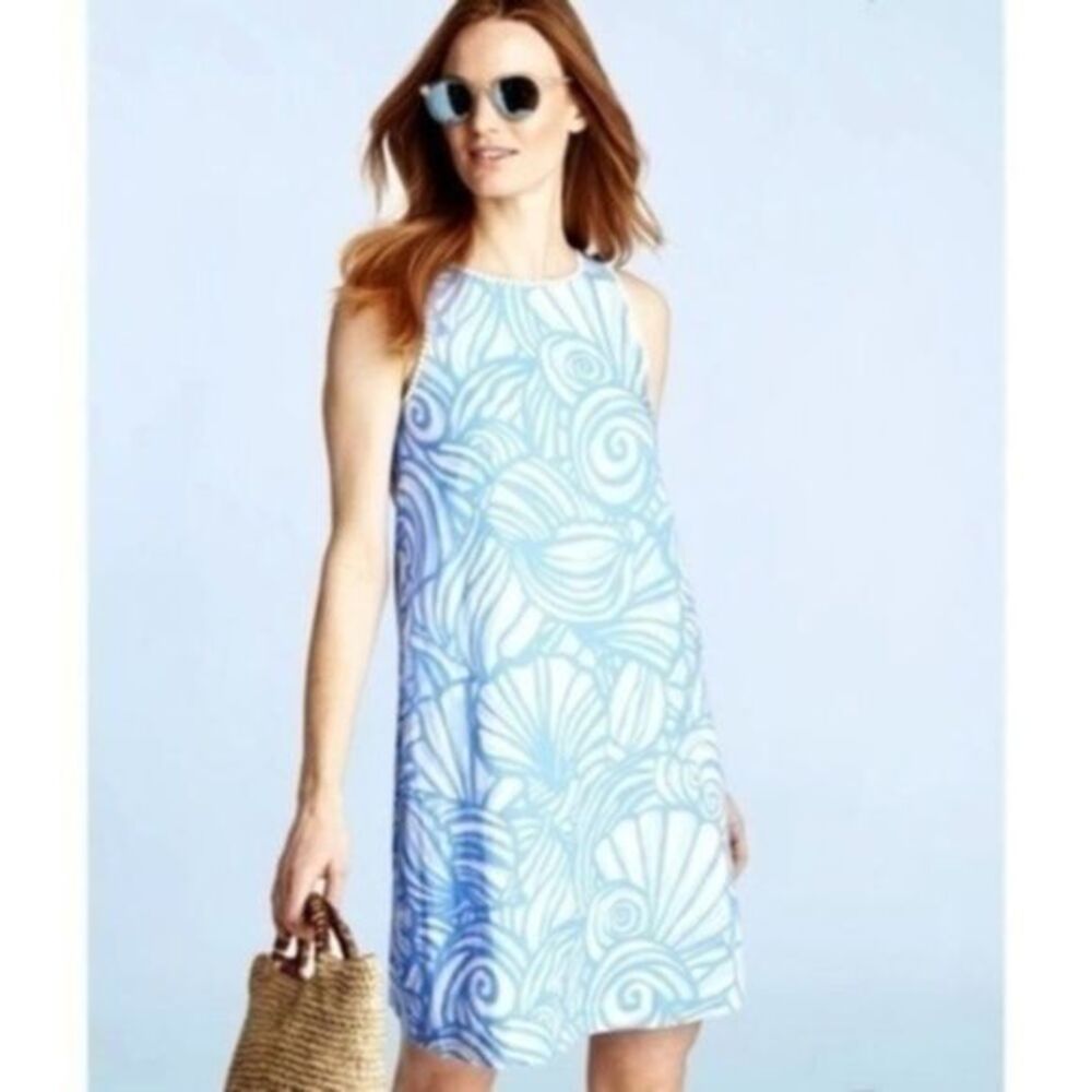 Vineyard Vines Nautilus Shell Print Swing Dress SIZE 00